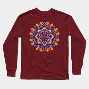 Colorful Artistic Mandala Long Sleeve T-Shirt